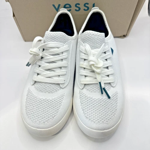 Vessi Weekend Sneaker Women’s Size 6 Marble White Waterproof Shoes (with Box)