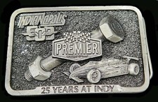 Indianapolis 500 Racing Car Premier Vintage Belt Buckle
