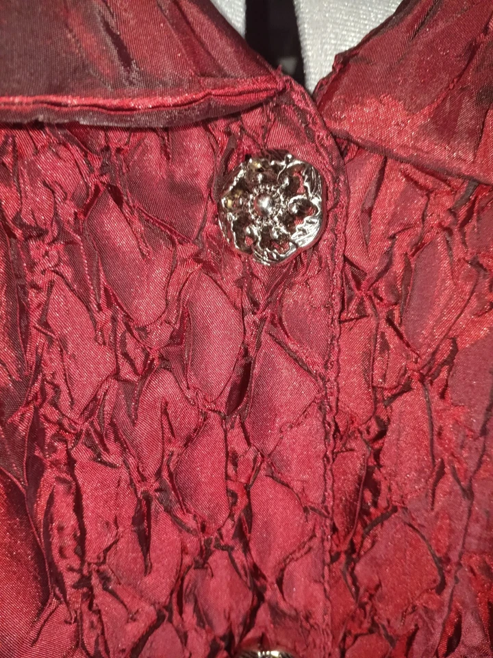 General apparel jacket.Color Burgundy.beautiful color - Image 2 of 4