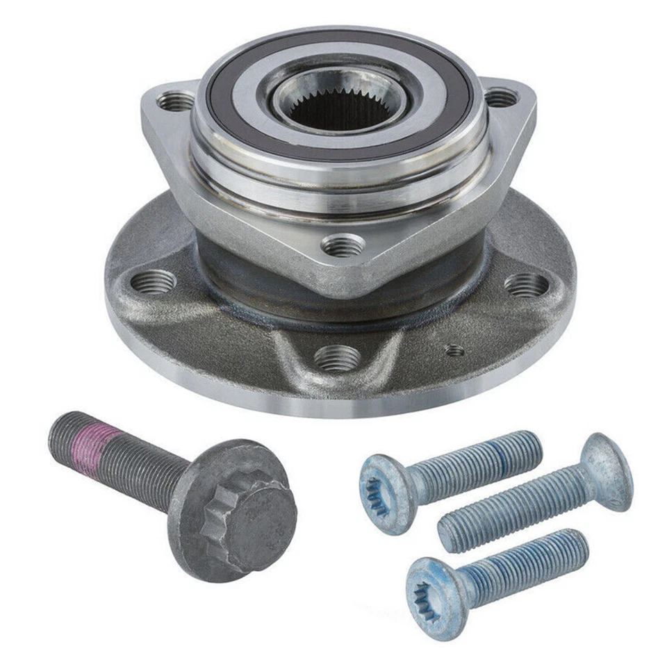 Pair Front Wheel Bearing Hubs Assembly for Golf GTI Jetta Tiguan A3 TT Quattro - Image 3 of 4