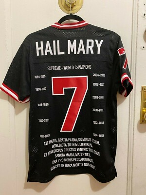 Supreme Hail Mary Football Top Black 