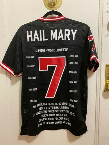Supreme Hail Mary Football Top Black 
