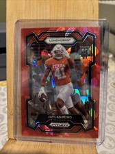 2024 Panini Prizm Draft Picks #190 Jaylan Ford RC Red Ice