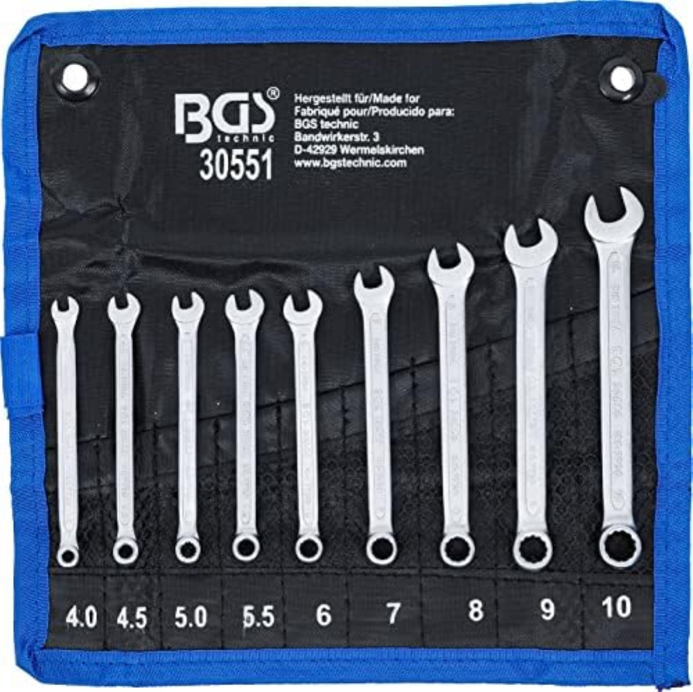 Offerta Set 9 Chiavi Mini 4-10 mm | Spedizione Rapida | Meccanica