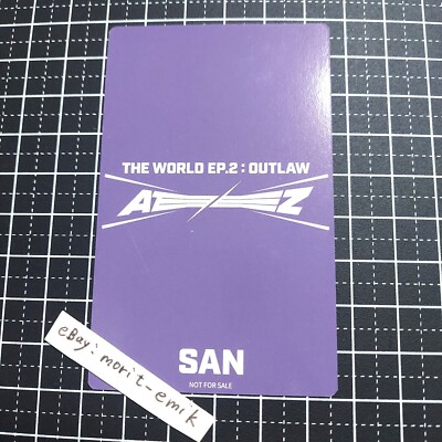 ウサン bouncyトレカ ATEEZ SAN BOUNCY Japan Tower Records Lucky Draw Photo card