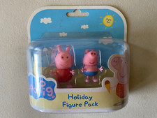 PEPPA PIG HOLIDAY FIGURES PACK PEPPA AND GEORGE NEW TOY - NO USA TARIFFS
