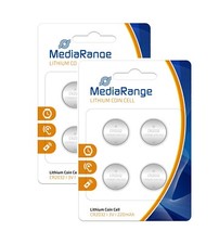 8 Mediarange CR2032 Battery Coin Cell Button Batteries 3v Lithium EXPIRY 2030