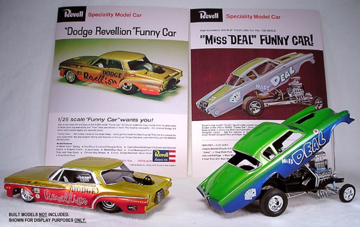 Revell Dodge Revellion & Miss Deal Funny Car Dealer Sell Sheet