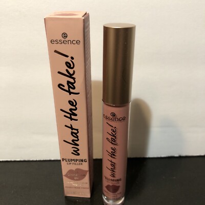 Essence What The Fake! Plumping Lip Fillers Pearly Nude Finish 0.14fl. oz. New