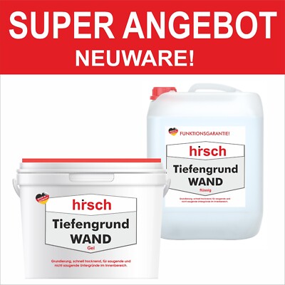 Tiefengrund Grundierung Wand Untergrund Primer Grundfarbe Haftgrund Gelgrund GEL