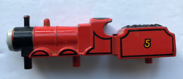Metal James Thomas The Train Replacement Top Pieces #5 Red 1192 Vintage Metal James Thomas The Train Replacement Top Pieces #5 Red 1192 Vintage