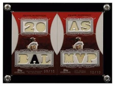 2 Cards Side By Side no dividers Display Card Case, Holds Cards 180pt or less