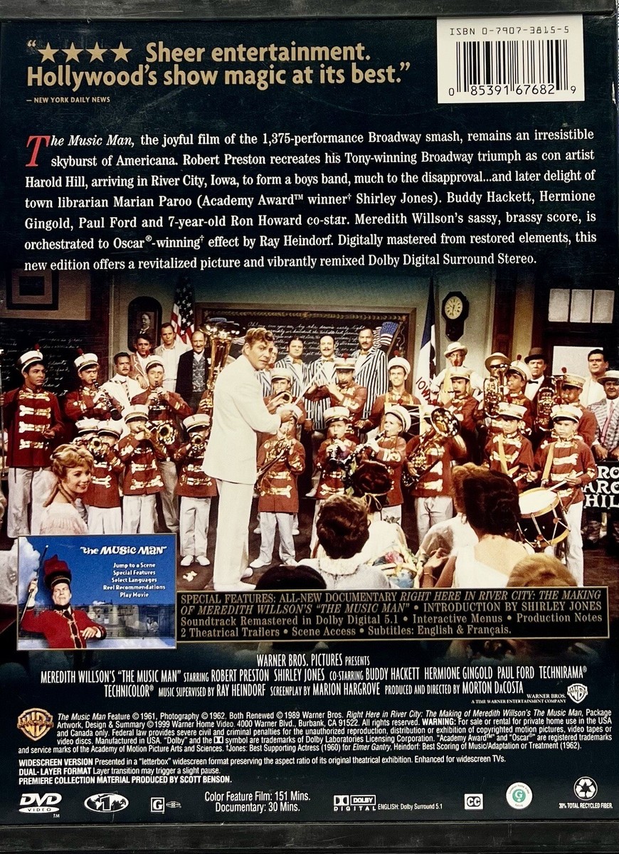 ミュージック Man DVD The Music Man - DVD - Robert Preston - Shirley Jones - Buddy
