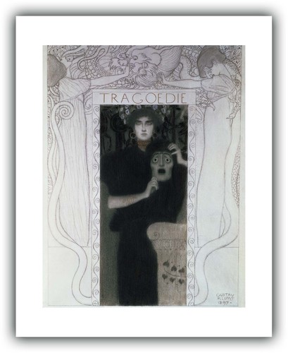 Gustav Klimt : "Tragedy" (1897) — Giclee Fine Art Print - Picture 7 of 7