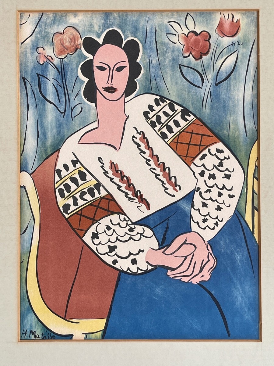 Henri Matisse Lithograph of One of the Stages of La Blouse