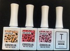 Coscelia Nail Gel Polish/ Top Coat 4 Bottles