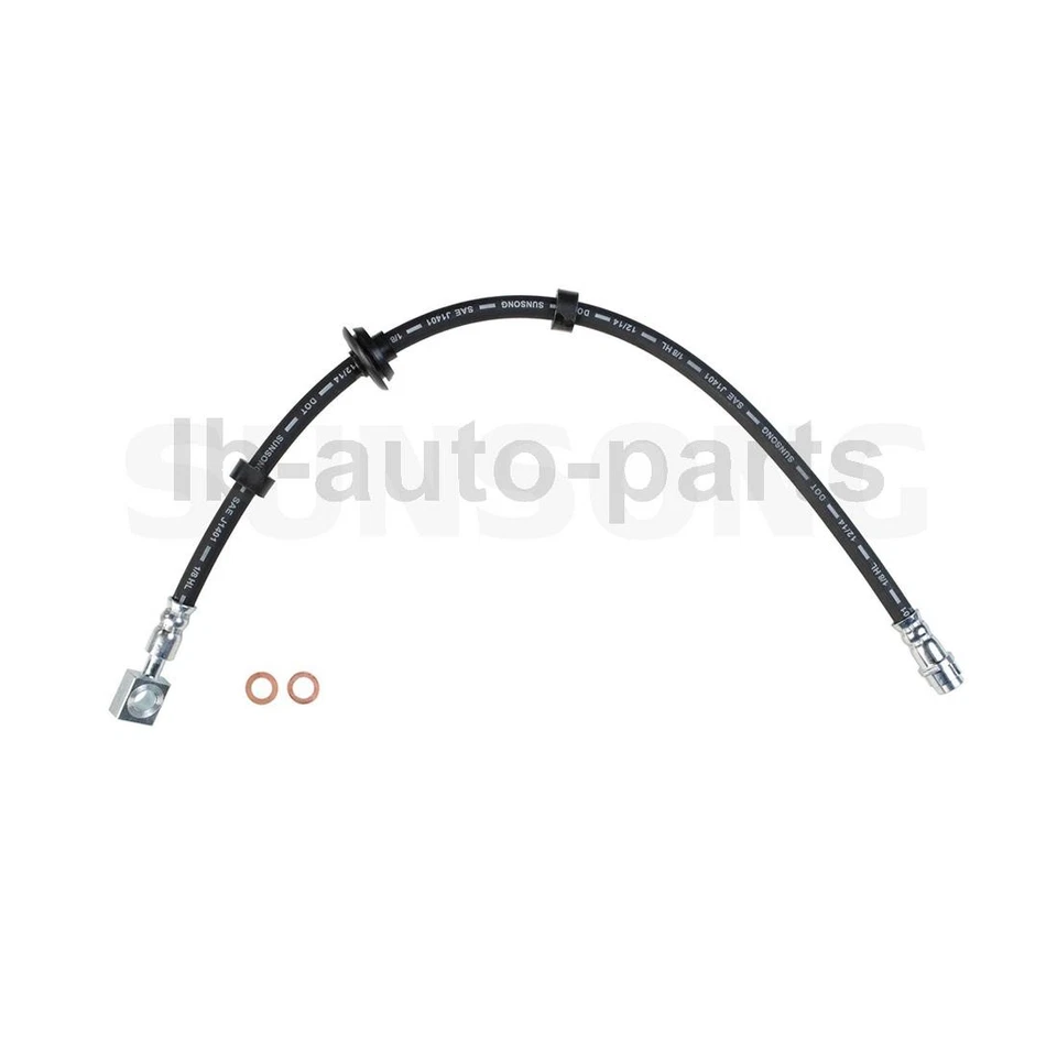 2X Manguera de línea de freno delantero Sunsong para Mercedes-Benz ML320 1999 2000 2001 2002 Foto 4 de 4