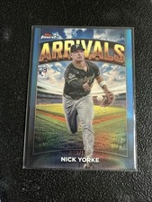 2025 Topps Finest Nick Yorke #A-21 ROOKIE Arrivals 38/150 SP Pittsburgh Pirates
