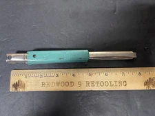 Vintage EASY TWIST by FOLEY Jar Screw Cap Opener MCM Home Tool Turquoise 8”