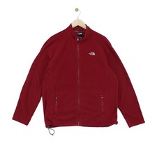 North Face Jacke Herren Gr. XL Rot Full Zipâ...