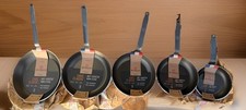 Gas Electric Frying Pans 5 SET De Buyer Like Le Creuset Non Stick Cast Aluminium