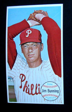 1964 Topps Giants #10-JIM BUNNING PHILLIES  EXMT/ NM   *NICE 1964 GIANT*