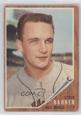 1962 Topps Steve Barber #355 d1f