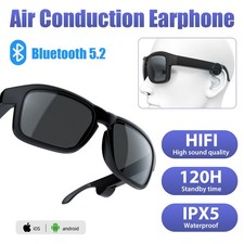 Bluetooth 5.2 Sports Sunglasses Wireless Open-Ear Audio Headsets Smart Glasses