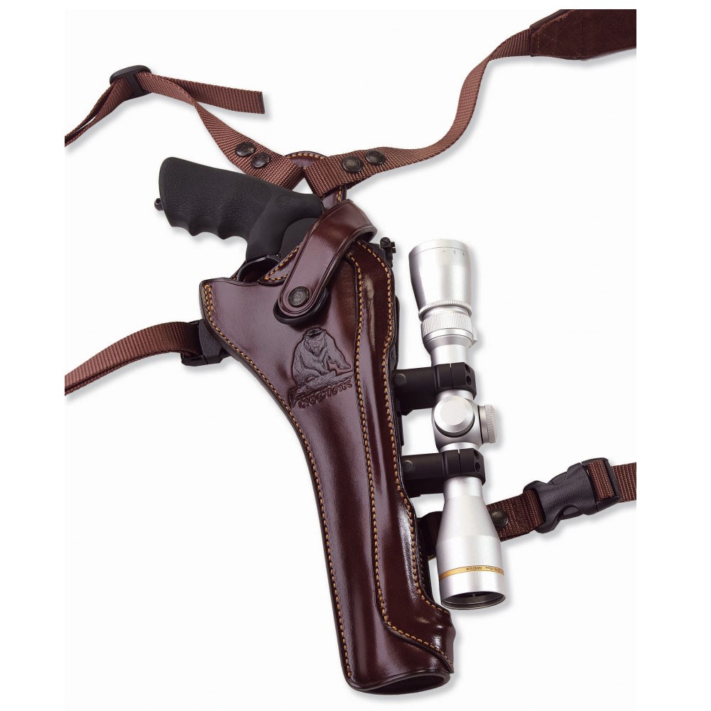 WHS ハードフォードWESTERN SHOULDER STOCK Amazon.com : Premium Leather Vertical Shoulder Holster
