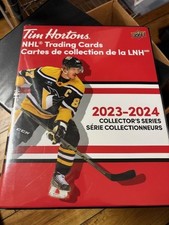 2023-24 UPPER DECK TIM HORTONS MASTER SET COMPLETE 234/234 CARDS WITH ALBUM