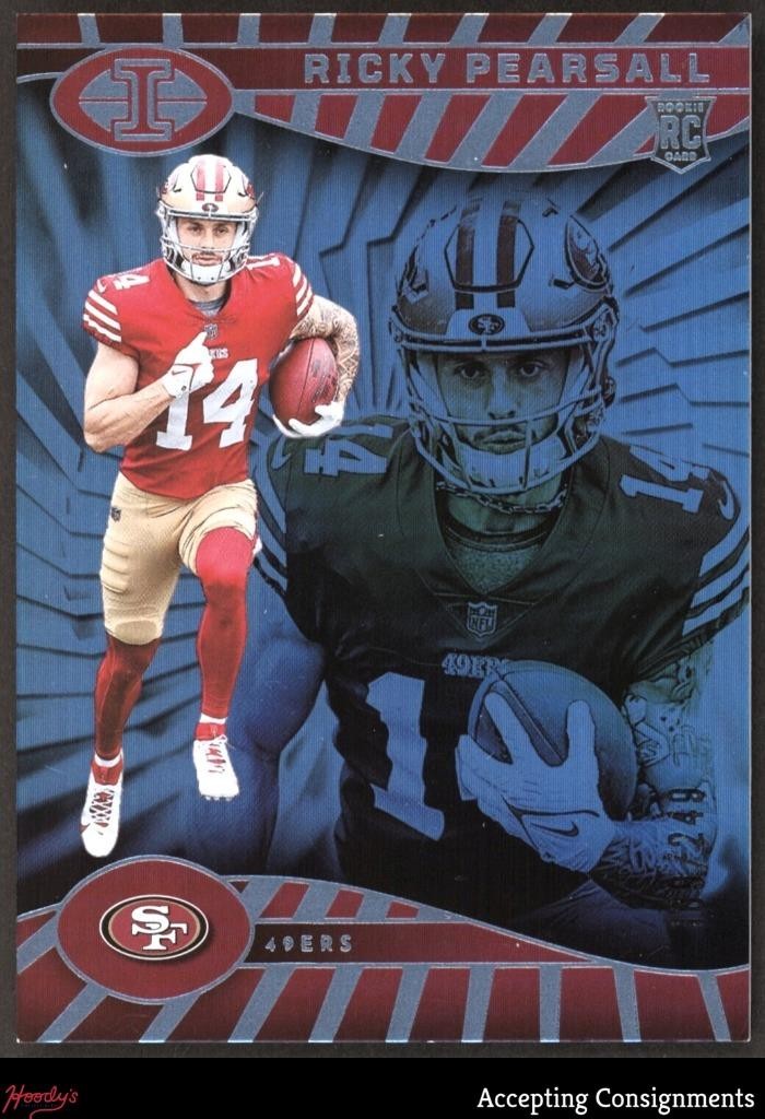 2024 Panini Illusions Trophy Light Blue #78 Ricky Pearsall RC ROOKIE 169/249