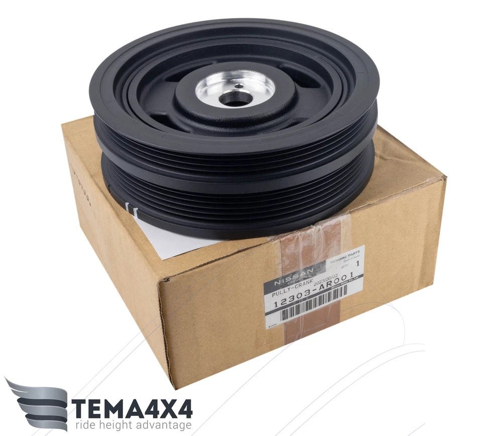 Polea de cigüeñal original OEM para Infiniti Nissan FX45 M45 Q45 12303AR001 Foto 2 de 4