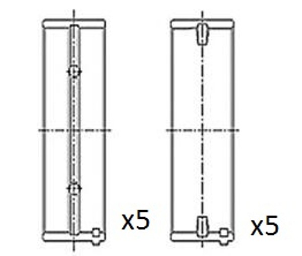 Kurbelwellenlager FAI Autoparts BM1029-STD FüR Opel Combo GroßRaumlimousine X12-image