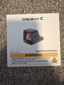 OSIGHT C-RD Red Multi-Reticle Open Reflex Sight NIB