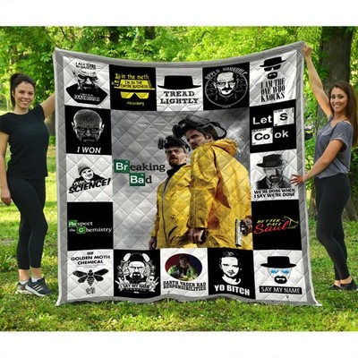 Breaking Bad Blanket, Breaking Bad TV Series Quilt Blanket