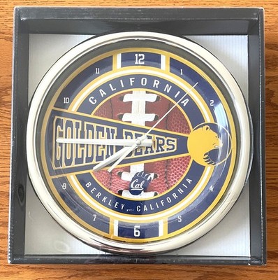 NCAA Cal California Golden Bears Chrome Round Wall Clock The Memory Co
