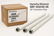 Hanwha Wisenet SBP-302CM-36 36 inch Extend Pipe NEW CCTV Pendant Mount Free Ship