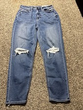 NWT AE AMERICAN EAGLE SIZE 6 MOM JEAN SOFT KNIT WOMENS JEANS