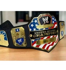 WWE Wrestling United States Championship Title Belt Adult Size Replica - 4MM