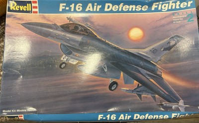 F-16 Fighting Falcon, USA Fighter Plane, Plastic Model Kit, Scale 1/ 48