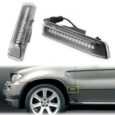 For BMW E36 3-Series 1997-1999/ X5 E53 Dynamic LED Side Marker Turn Signal Light