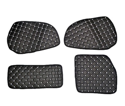 Für Scania R/P/G 2004-2010 Rhd Schwarz + Weiß Naht Türverkleidung Dashboard Pad