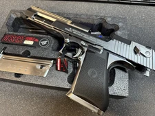 Tokyo Marui Desert Eagle Chrome .50AE Airsoft Gas Blowback Hard Kick Pistol