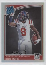 2021 Chronicles Draft Picks Donruss Optic Rated Rookie Holo Elijah Moore 2l4