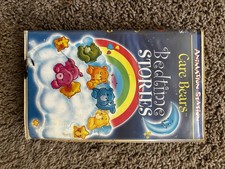 Care Bears BEDTIME STORIES VHS Children's Movie Animation Station Clamshell Case