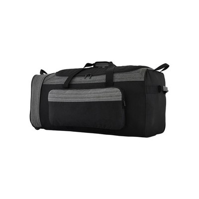 36'' Trifold 3-Wheel Rolling Trunk Duffel, Black