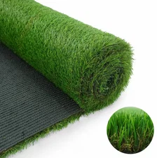 Green 3 ft. x 5 ft. Artificial Grass Turf Grass Pad Mat for Pets Garden Patio