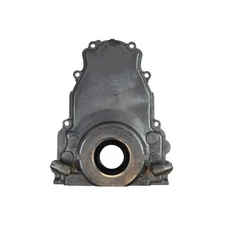 ICT Billet 551589; Turbo Front Timing Cover, 2 -10AN Fittings for 97-07 Chevy LS