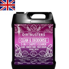 5L Carpet Shampoo - Concentrated Stain Remover & Odour Neutraliser, Spring Fresh 8.00 per litre