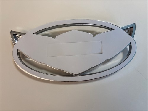 Hyundai Genesis Coupe Silver Chrome WING Sport Logo Emblem (1pc) BRAND NEW - Picture 4 of 4